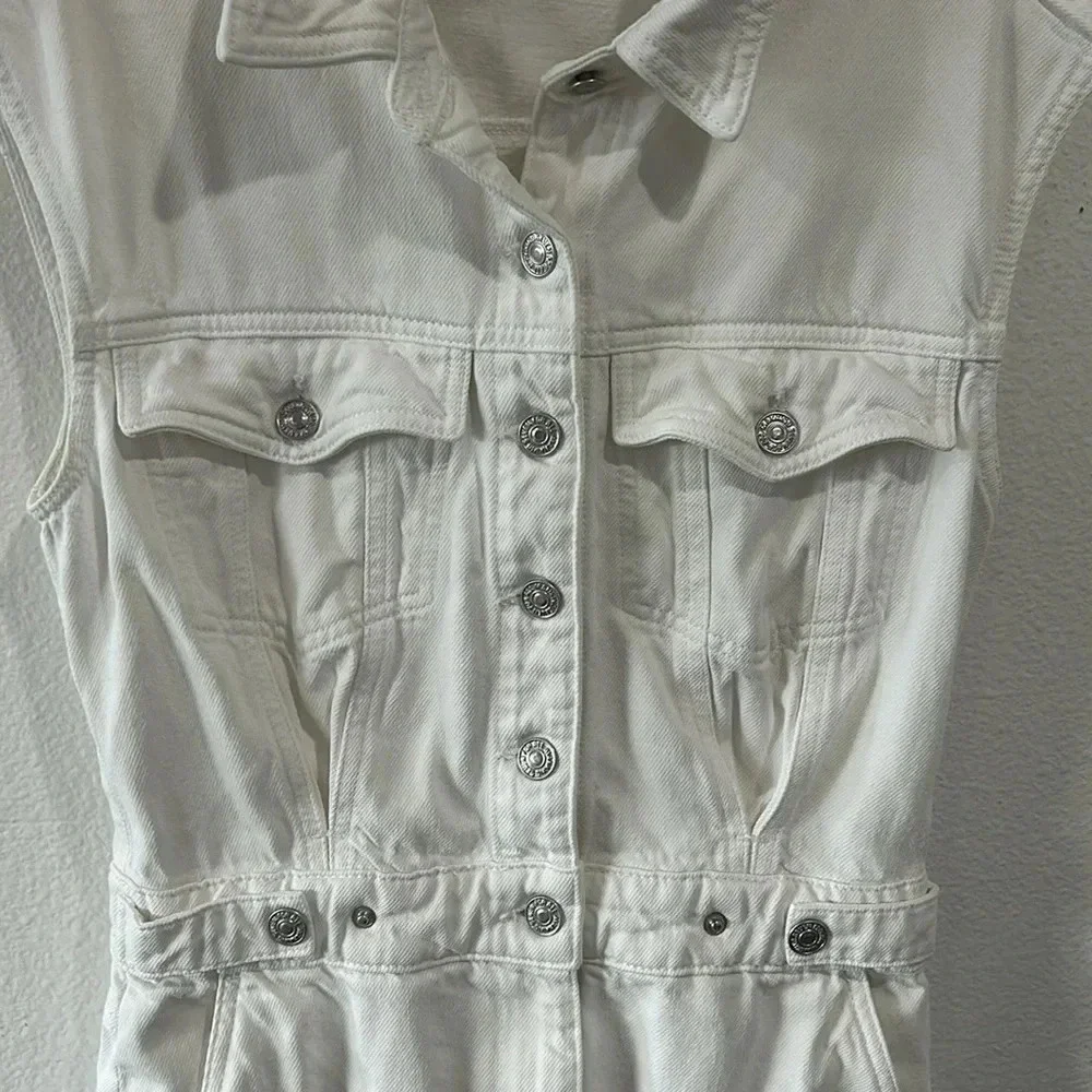 7 For All Mankind Sleeveless Balloon Romper, RTR - Picture 7 of 9